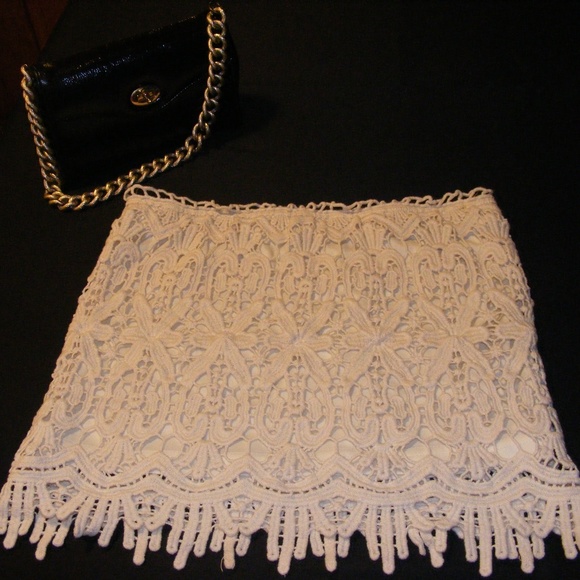 Lace Mini Skirt FINAL SALE - Picture 8 of 8